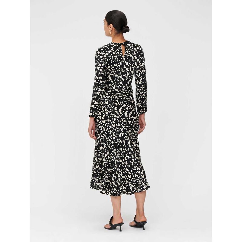 Veronika Maine European Spot Bias Midi Dress image number 1